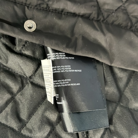 BERNARDO-Black Quilted Hooded Coat - Picture 11 of 11
